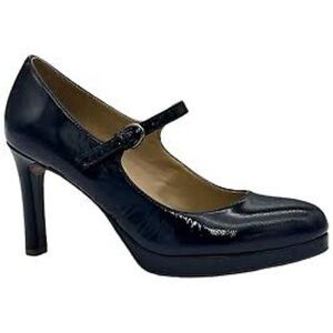 Naturalizer Talissa Women's Shoes French Navy Patent Leather : 8.5
